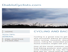Tablet Screenshot of diablocyclists.com
